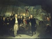 Daniel Orme, Duncan Receiving the Surrender of de Winter at the Battle of Camperdown, 11 October 1797